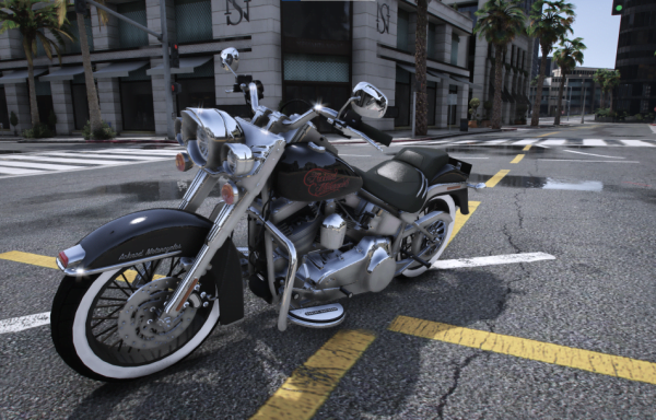 Motorcycle Softail